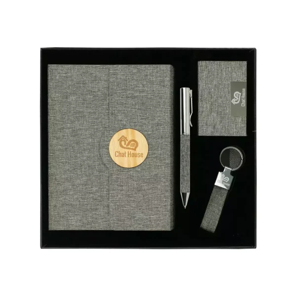 Promotional rPET Gift Sets in Black Cardboard Box GS-041 — product photo 1