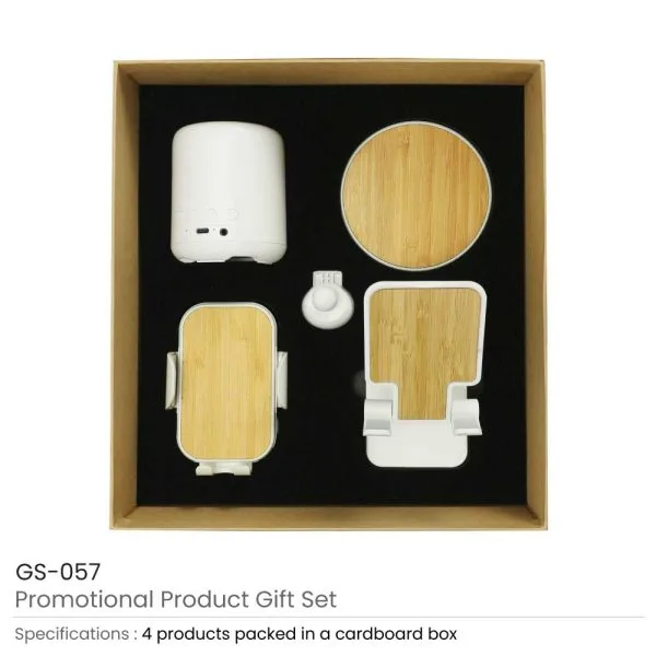 Promotional Tech Gift Sets with Brown Cardboard Gift Box — product photo 1