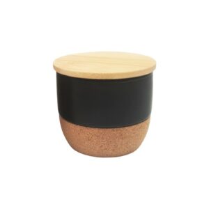 RAAHA – Arabic Oudh Scented Candle in Ceramic Holder with Bamboo Lid – Black — related custom branded product in UAE