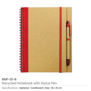 Recycled Notebook with Pen — related custom branded product in UAE