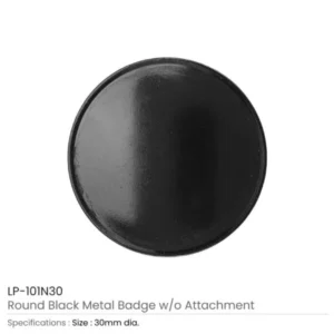 Round Black Metal Badges without Attachment — related custom branded product in UAE
