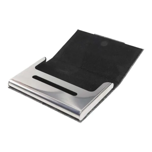 RPET & Chrome Metal Business Card Holders, Cards Hold 20Pcs — product photo 1
