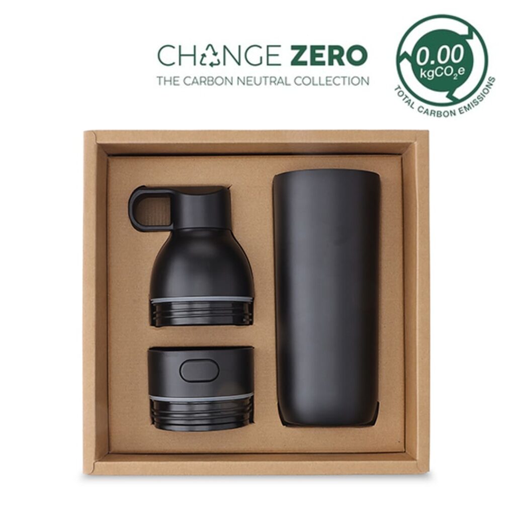 RUVO - CHANGE ZERO 2-in-1 Modular Hydration Gift Set - Black — product photo 1