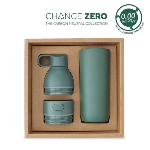 RUVO - CHANGE ZERO 2-in-1 Modular Hydration Gift Set - Dark Green — product photo 1