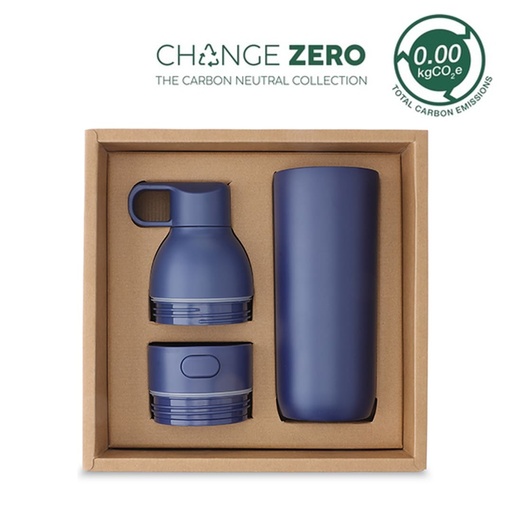 RUVO - CHANGE ZERO 2-in-1 Modular Hydration Gift Set - Navy Blue — product photo 1