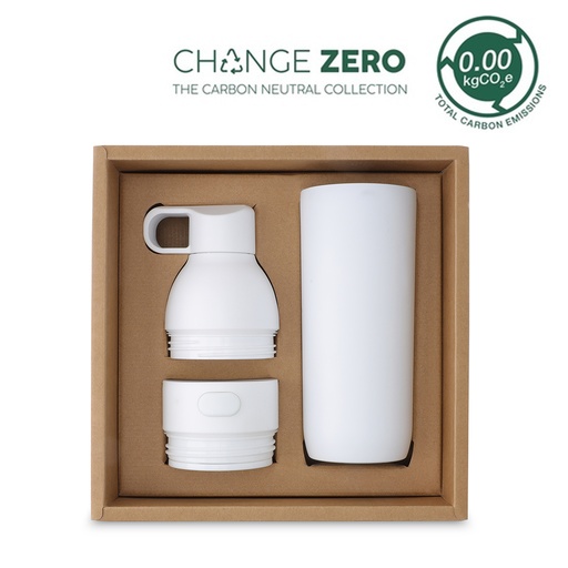 RUVO - CHANGE ZERO 2-in-1 Modular Hydration Gift Set - White — product photo 1