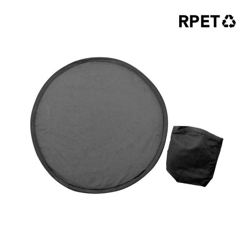 SENOVO - RPET Foldable Frisbee - Black — product photo 1