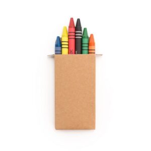 Set Of 6 Crayons In Natural Cardboard Box — related custom branded product in UAE