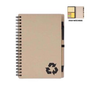SION – eco-neutral B6 Notepad & Pen Set with Sticky Note – Black — related custom branded product in UAE