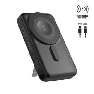 SOLANO – @memorii 10000mAh Mag Wireless Powerbank with Inbuilt Cables — related custom branded product in UAE