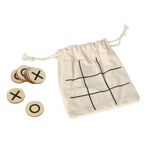 STRESA - eco-neutral Wood Tic Tac Toe Game set — product photo 1