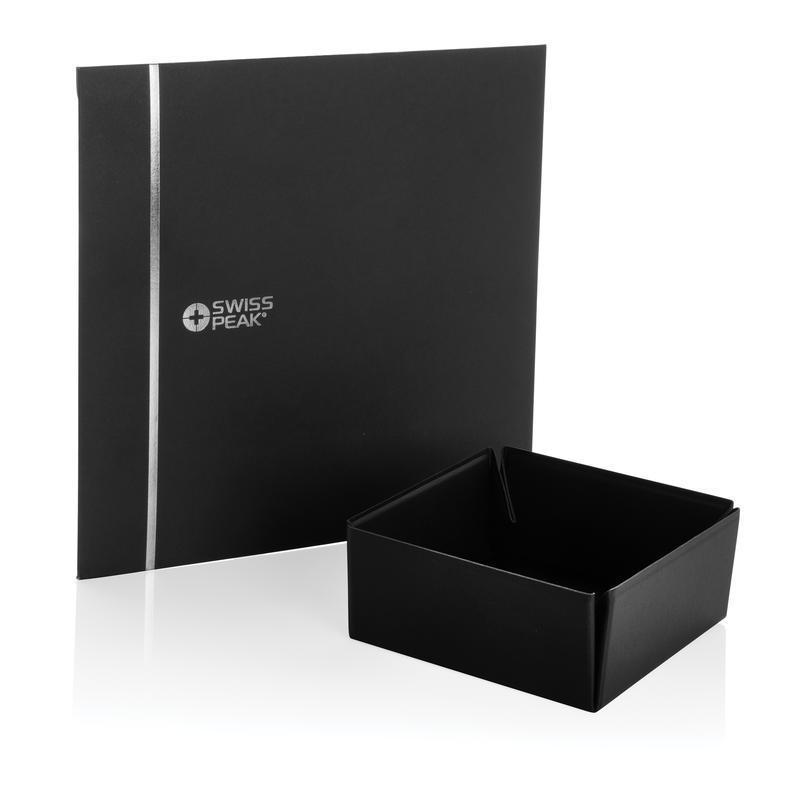 Swiss Peak RCS Recycled PU Foldable Magnetic Storage Tray - Black — product photo 1