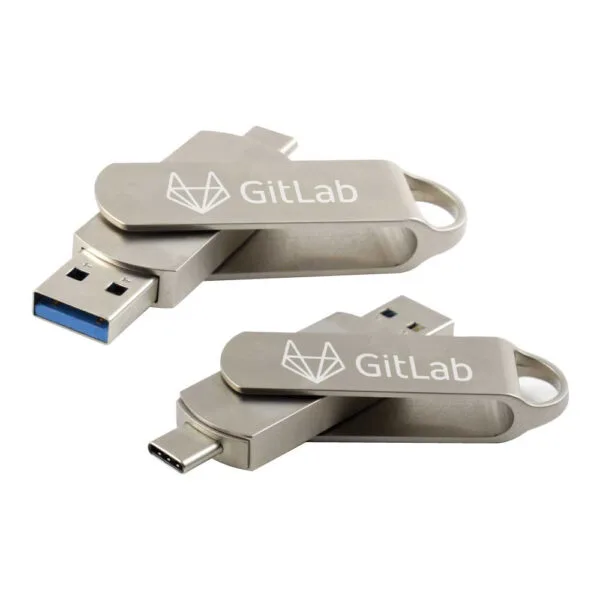 Swivel Phone USB OTG Combo — product photo 1