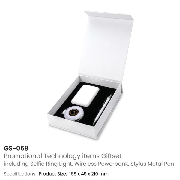 Premium Corporate Gift Sets in Black Magnetic Closure Gift Box — product photo 1