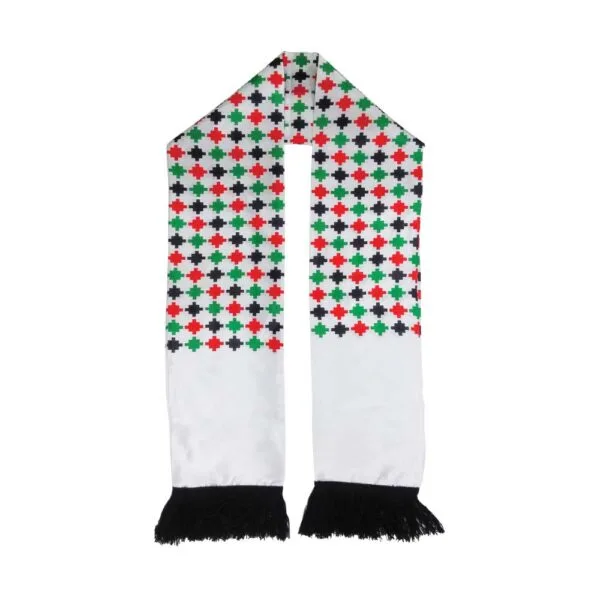 UAE Flag Knitted Scarf — product photo 1