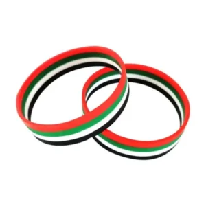 UAE Flag Silicone Wristbands in Readystock — related custom branded product in UAE