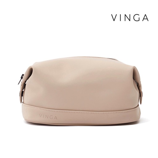 VINGA Baltimore Wash Bag - Beige — product photo 1