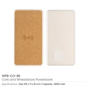 Wireless Powerbank 8000 mAh, Type C, 5W — related custom branded product in UAE