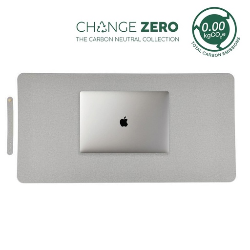 ZILE - CHANGE ZERO Recycled PU Desk Pad - Grey — product photo 1