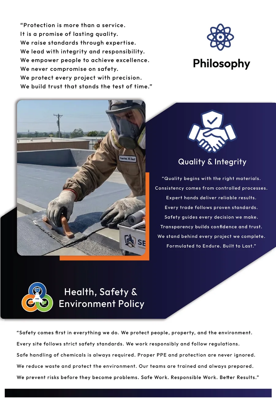 Sealmax About Us page from the company profile developed by Blue Oasis Gifts